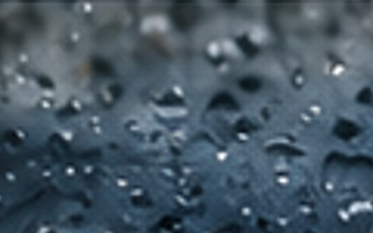 Rain on glass